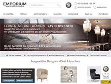 Tablet Screenshot of emporium-mobili.de